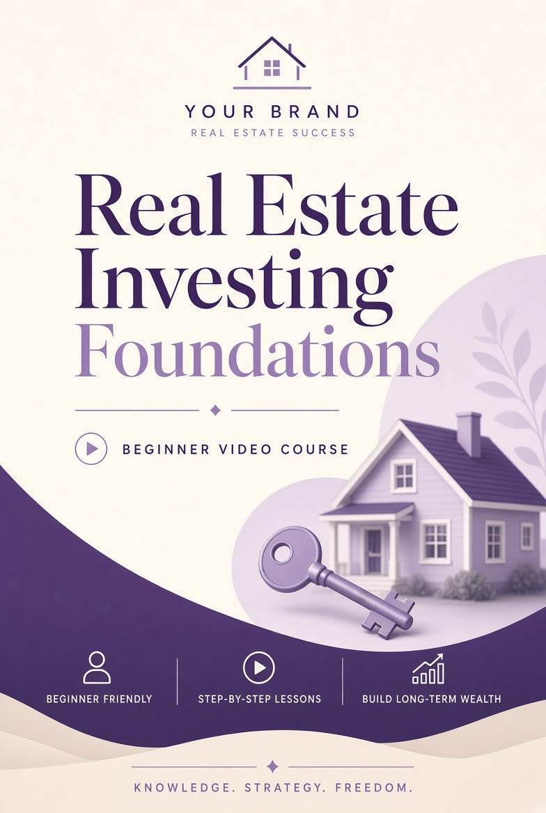 Real Estate Investing Foundations – Beginner Video Course