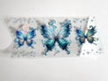 Blue Watercolor Butterflies & Stars UV DTF transfer sheet
