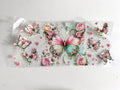 Rose Garden Butterfly & Hearts UV DTF transfer sheet