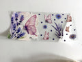 Lavender Garden & Pink Butterflies UV DTF transfer sheet
