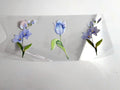 Blue Tulip & Floral Sprigs UV DTF transfer sheet