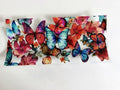 Vibrant Butterflies & Blossoms Collage UV DTF transfer sheet