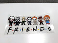 Horror Friends Mini Character Lineup UV DTF transfer sheet