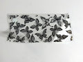 Black Ornamental Butterfly Pattern UV DTF transfer sheet