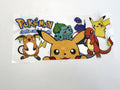 Pokémon Gotta Catch 'Em All Character Collage UV DTF transfer sheet