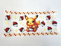 Pikachu & Poké Balls with Checker Borders UV DTF transfer sheet