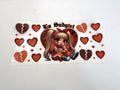 La Sadgirl Doll & Broken Hearts UV DTF transfer sheet
