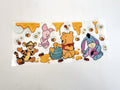 Winnie the Pooh Friends, Honey & Daisies UV DTF transfer sheet