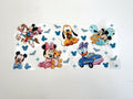 Baby Mickey & Friends with Blue Mouse-Ear Accents UV DTF transfer sheet