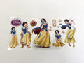 Snow White Princess Poses & Royal Accents UV DTF transfer sheet