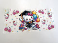 Hello Kitty Graduation, Books, Gifts & Balloons UV DTF transfer sheet