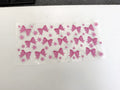 Pink Ribbon Bows & Daisy Repeat Pattern UV DTF transfer sheet