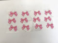 Soft Pink Satin-Style Bow Rows UV DTF transfer sheet