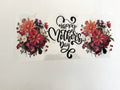 Happy Mother's Day Script & Rich Floral Bouquets UV DTF transfer sheet