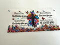 Every Day God Loves You & Floral Cross