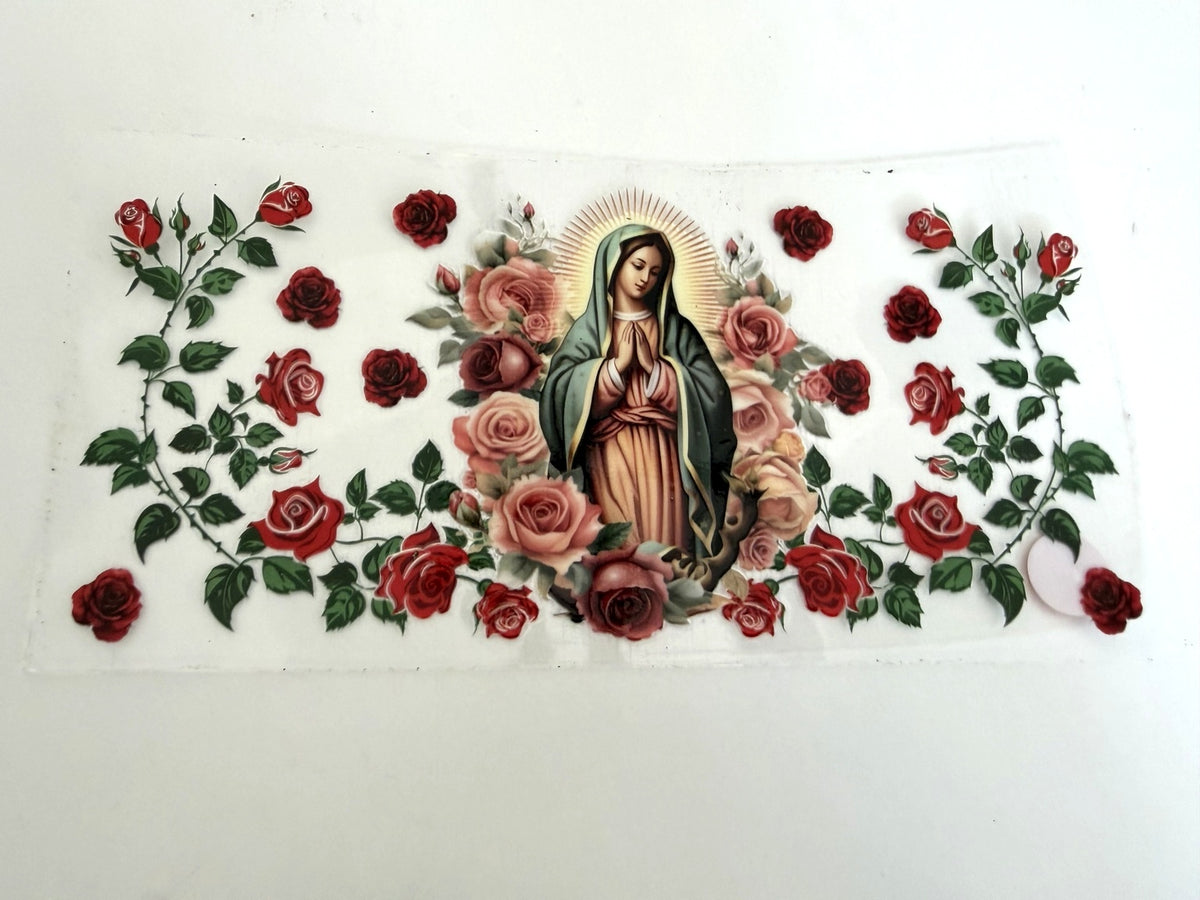 Our Lady of Guadalupe & Red Rose Vines