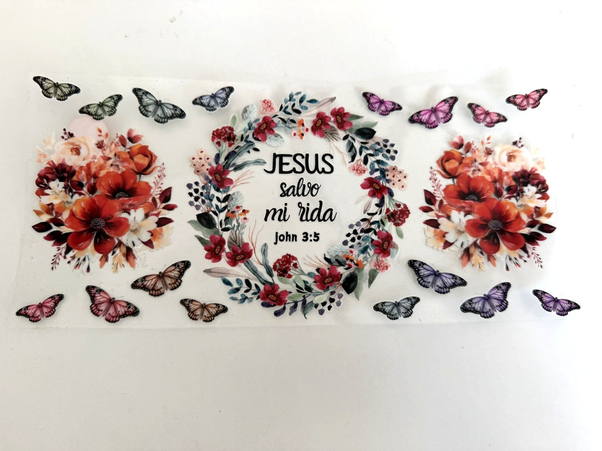 Jesus Saves Mi Vida, John 3:16 & Butterflies
